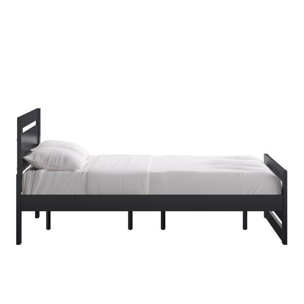 Christopher Black Full Rectangular Cut-Out Panel Bed, image 3